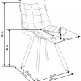 K332 krzeslo halmar wymiary 2