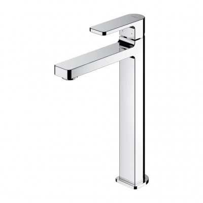 Visoka kopalniška armatura za umivalnik BARETTI, 28 cm, krom