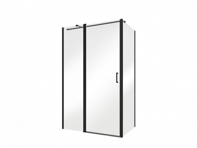 Tuš stranski panel EXO-CH, black, več velikosti