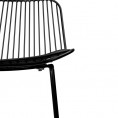 Barski kovinski stol MILES 76, črna