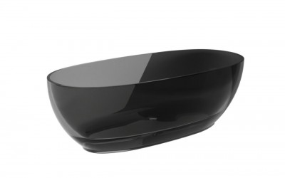 Transparentna samostoječa kad MEXA, carbon Grey, 170 x 78 cm