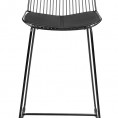 Barski kovinski stol MILES 66 cm, črna