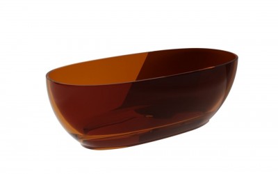 Transparentna samostoječa kad MEXA, earth rust, 170 x 78 cm