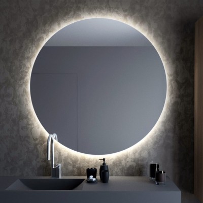 LED okroglo ogledalo NO EDGES, več velikosti