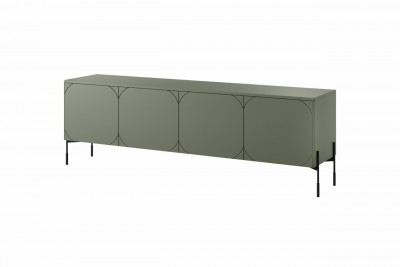 TV omarica SONATIA, 200 cm, olivna