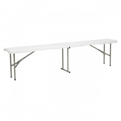 Gostinska klop za catering VIVID, 183 x 28 cm, bela