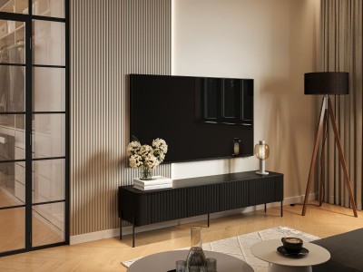TV omara VERA, 190 cm, črna