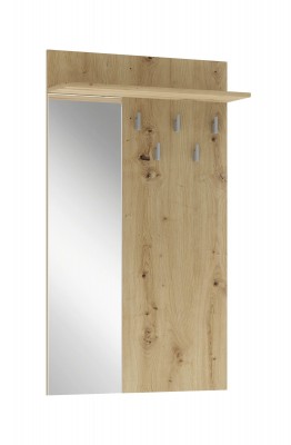 LIMA PR-1 obešalnik z ogledalom artisan hrast