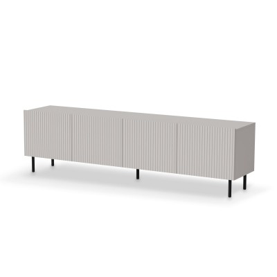 TV omara PAXOS, 200 cm, kašmir/črna