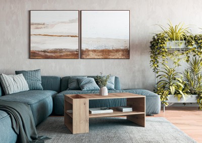 Klubska miza MURCIA, artisan hrast