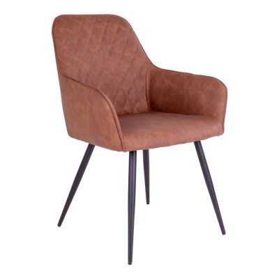 Jedilni stol Harbo, 57x65 cm, rjav