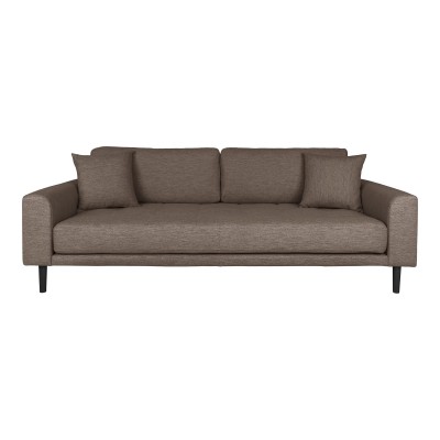 Sofa Lido za 3 osebe, 210x93 cm, rjava