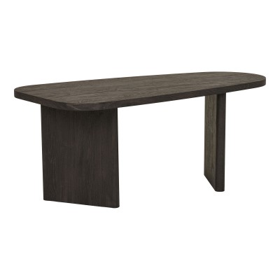 Kavni mizica Melo, 50x100 cm, temno rjava