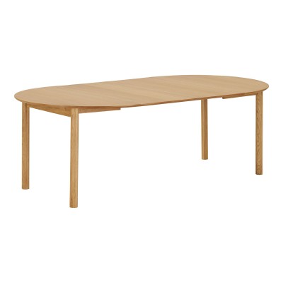 Jedilna miza Bundaberg, 120x120/170/220 cm, naravna