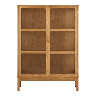 Vitrina ZAMORA, 90x126 cm, hrast