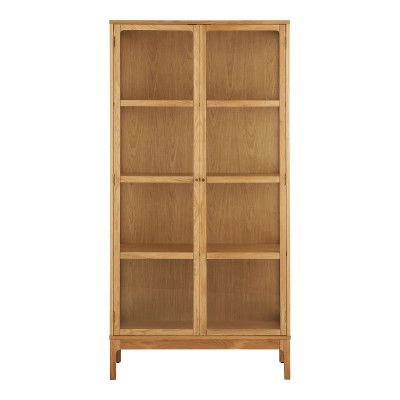 Vitrina ZAMORA, 90x180 cm, hrast
