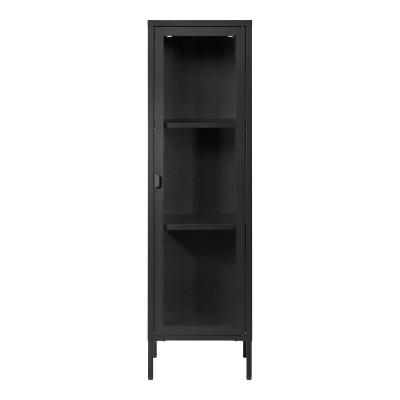 Vitrina BRISBANE SLIM, 40 x 140 cm, črna