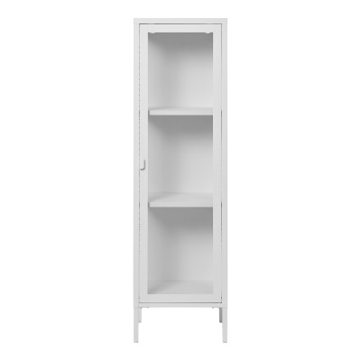 Vitrina BRISBANE SLIM, 40 x 140 cm, bela