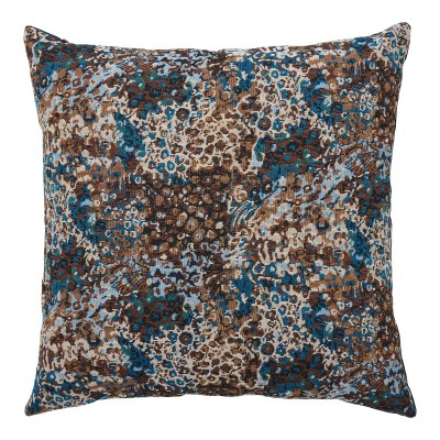 Blossom blazina, 45x cm, modra / rjava