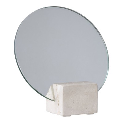 Ogledalo TABLE, 18 cm, travertin
