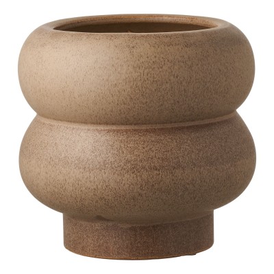 Cvetlični lonec, 19x19 cm, rjav
