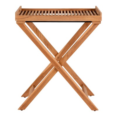 Vrtna pladenj mizica RONDA, 40 x 60 cm, teak
