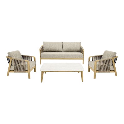 Fargo sedežna garnitura, 78/172,5/60x86/86/110 cm, taupe