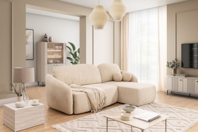 Kotna sedežna garnitura LATINA MINI, s spalnim prostorom, Freya 210.02