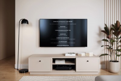 TV omara LORINI, 150 cm, na podstavku, kašmir