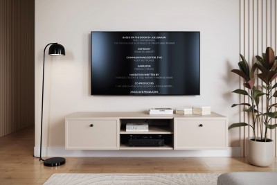 Viseča TV omara LORINI, 150 cm, kašmir