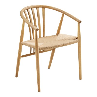 Jedilni stol Agustin, 57x52 cm, naraven