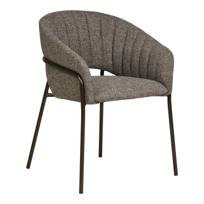 Jedilni stol Costa, 60x56 cm, temno siva
