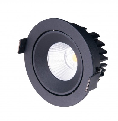 Vgradna LED svetilka Maxlight Cyklop 4000K, H0095, črna