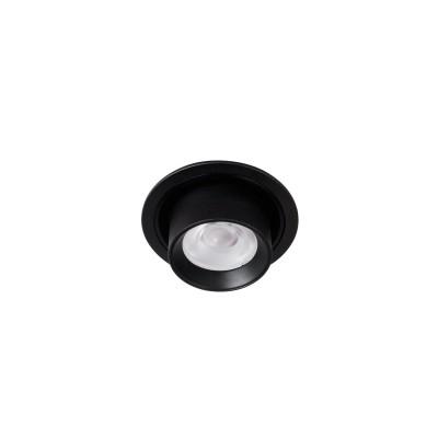 Vgradna LED svetilka Maxlight Halo F, H0131, črna