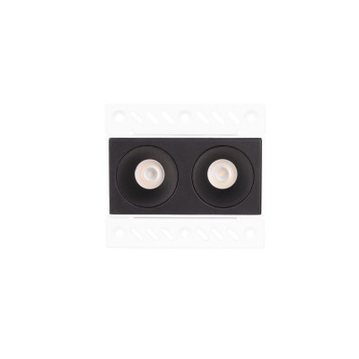 Vgradna LED svetilka Maxlight Modular, dopolnjena z modulom HM180 in gonilnikom HT180, H180.05, bela
