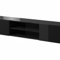 Viseča TV omarica SLIDE 200 K, črna