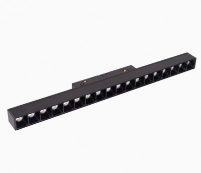 Magnetna tirna svetilka Maxlight Magnetic Linear Grid 35cm Dali, M0005D, črna