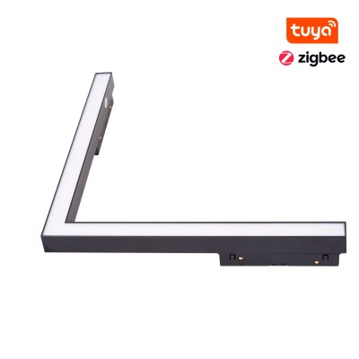 Magnetna tirna svetilka Maxlight Magnetic Corner 30x30 Zigbee, M0006Z, črna