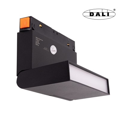Magnetna tirna svetilka Maxlight Magnetic Linear Foldable Lamp Dali, M0007D, črna