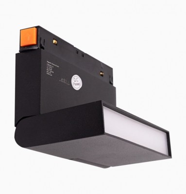 Magnetna tirna svetilka Maxlight Magnetic Linear zložljiva luč vklop/izklop, M0007N, črna