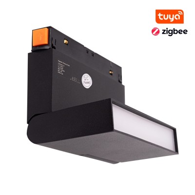 Magnetna tirna svetilka Maxlight Magnetic Linear Foldable Lamp Zigbee, M0007Z, črna