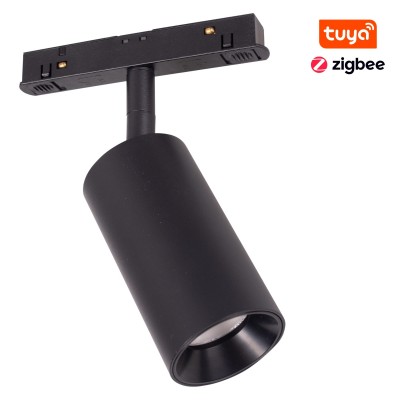 Magnetna tirna svetilka Maxlight Magnetic Reflector 9,4W Zigbee, M0009Z, črna