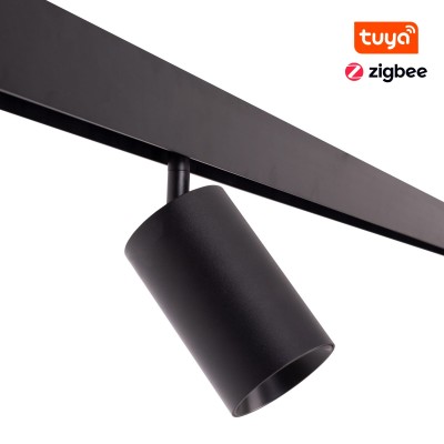 Magnetna tirna svetilka Maxlight Magnetic Reflector 18W Zigbee, M0010Z, črna