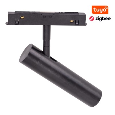 Magnetna tirna svetilka Maxlight Magnetic Reflector 7,9W Zigbee, M0011Z, črna
