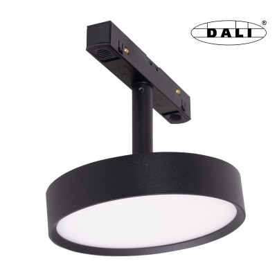 Magnetna tirna svetilka Maxlight Magnetic Spotlight 12W Dali, M0014D, črna
