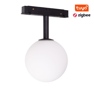Magnetna tirna svetilka Maxlight Magnetic Fixed Globe Zigbee, M0016Z, črna