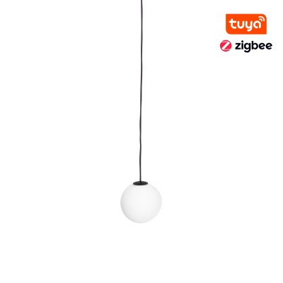 Magnetna tirna svetilka Maxlight Magnetic Pendant Globe Zigbee, M0017Z, črna