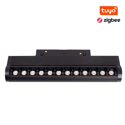 Magnetna tirna svetilka Maxlight Magnetic Foldable Grid Zigbee, M0019Z, črna