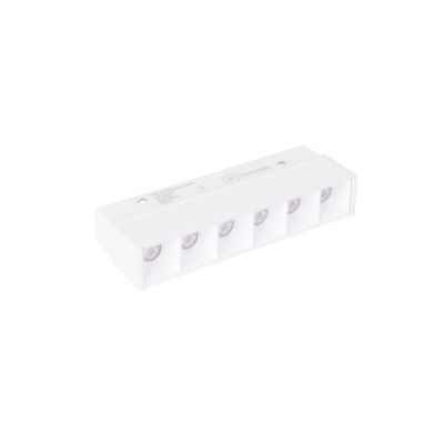 Magnetna tirna svetilka Maxlight Magnetic Linear grid 11 cm Zigbee, M0025Z, črna