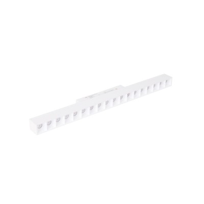 Magnetna tirna svetilka Maxlight Magnetic Linear grid 35 cm On/Off, M0027N, bela
